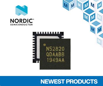 Nordic Semiconductor’s nRF52820 Multi-protocol SoC, Now at Mouser ...