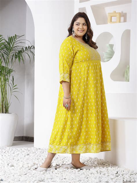 Ethnic Plus Size Kurtas for Women Online – stylumin