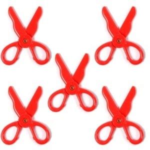 Flipkart.com | ALL IN ONE 5pc Plastic Child-Safe Scissor Set, Toddlers ...