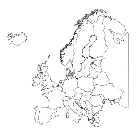 Europe Map Drawing 的图像结果
