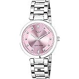 Buy LOUIS DEVIN Analogue Women's Watch (Black Dial Silver Colored Strap ...