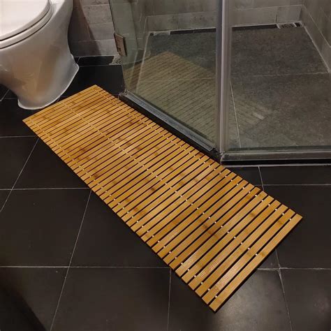 Bamboo Shower Tray Mat at Walter Paul blog