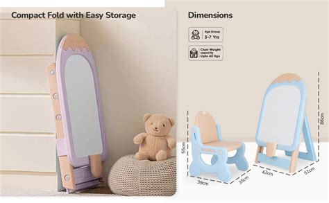 R for Rabbit Little Genius Candy Easel Board Set with Chair for Kids ...