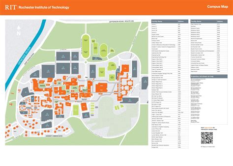 Rochester Institute of Technology Campus Map (2024) - All Maps