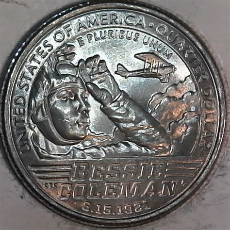 2023-P Bessie Coleman DDR Doubled Die Rev | Ubuy India