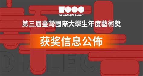 揭晓 | 第三届台湾国际大学生年度艺术奖获奖信息公布_银奖