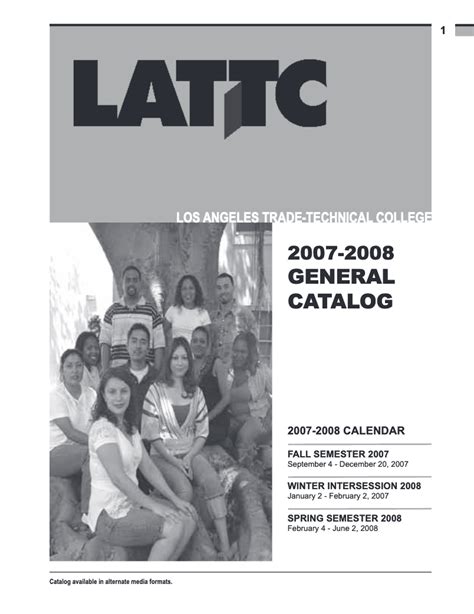 Catalog Archives | LATTC