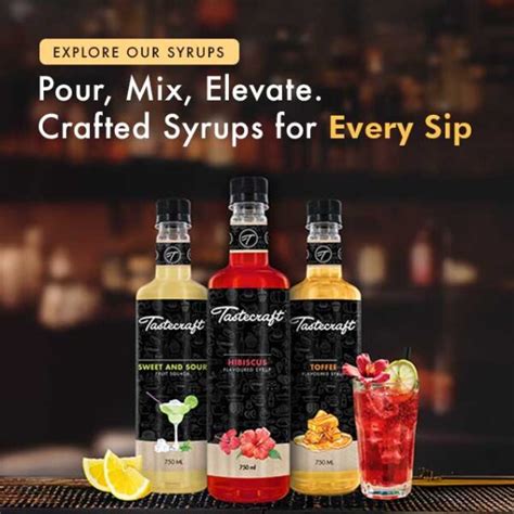 Syrups – Tastecraft – We bring Craft to Taste authentic flavour burst