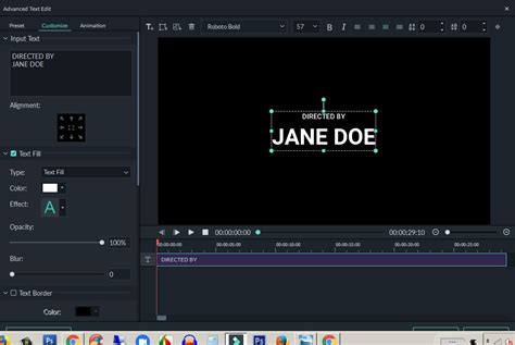 Image result for Bleeding Text Filmora