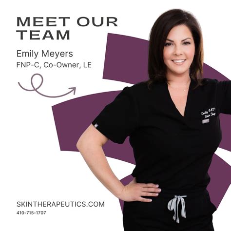 Meet Emily Meyers, FNP-C Co-Owner • Nurse Practitioner • Licensed Esthetician With over 23 years ...