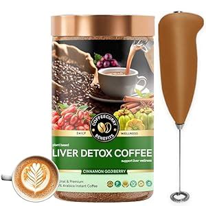 Coffeecurry Liver Detox Coffee (65 Gram) +Frother - Helps With Fatty ...