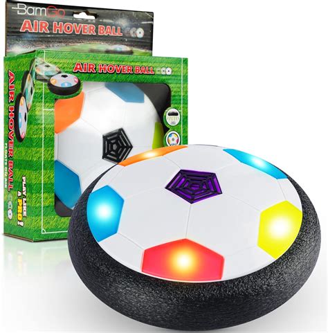 Hover Soccer Ball for Kids | Flashing Colored LED Lights | for Smooth ...