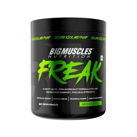 BigMuscles Nutrition Freak Pre Workout | 100% Original – Nutriride
