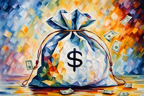 Money Bag Painting for Gains & Profit: Enhance Wealth and Financial ...