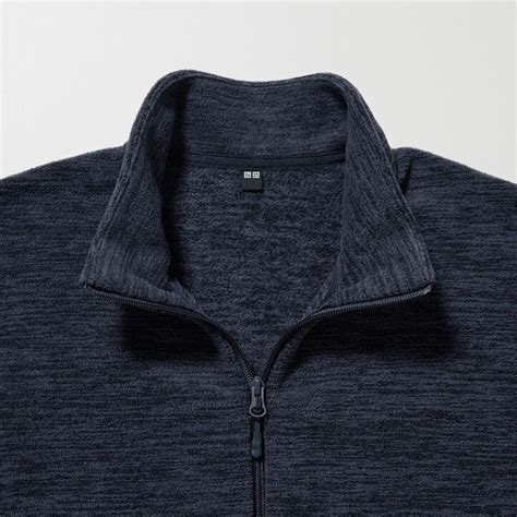 Uniqlo Outerwear For Cheap - Uniqlo Fleece Heather Zipped Jacket Men ...