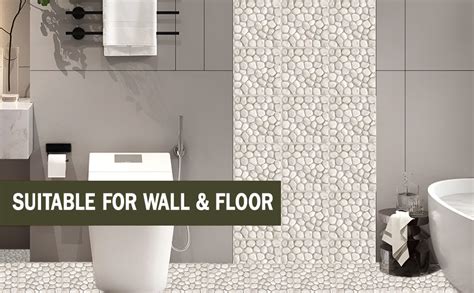 Stonestories Crystal White Pebble Marble Mosaic Tile for Wall Cladding ...