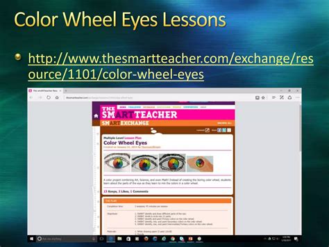 Color Wheel Eyes | PPTX