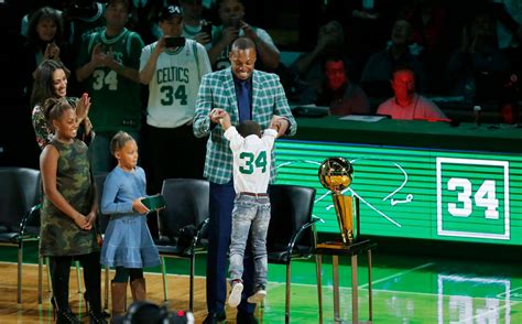 Prince Pierce stole the show at Paul Pierce's jersey retirement