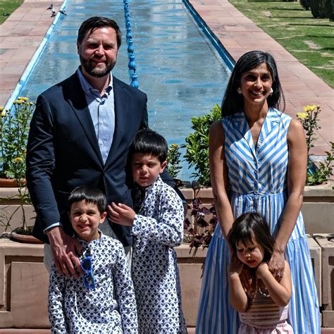 Vice President JD Vance and Second Lady Usha Vance's kids look adorably ...