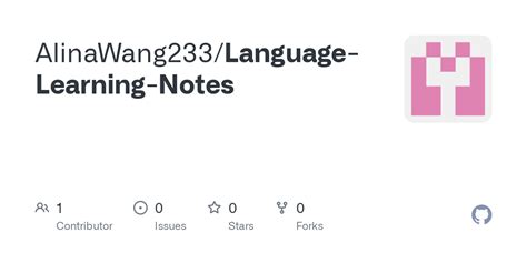 Language Learning Notes 的图像结果