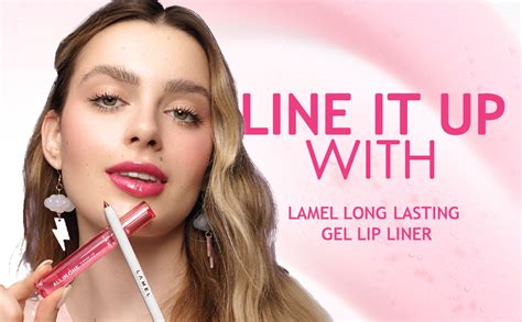 Buy Lamel All In One Lip Tinted Plumping Oil- Pink sparkle, Lip Oil ...