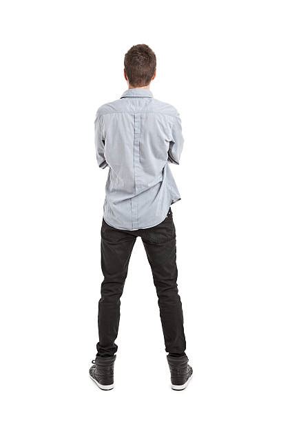 Man Standing Back View 的图像结果