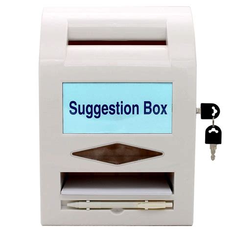 GOLD LEAF Big Size 9.5 x 13.8 x 5.5 inches Ballot Box with Lock Table ...