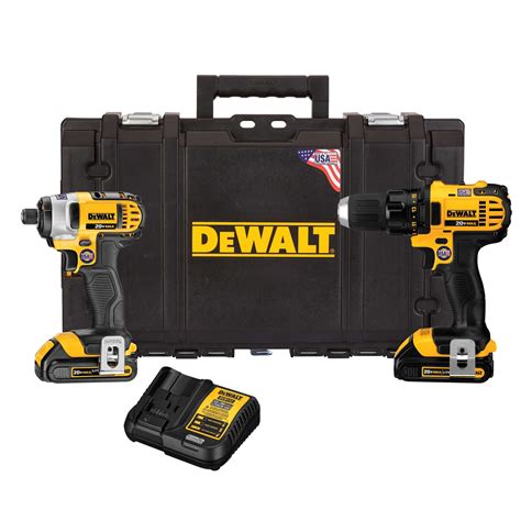 20V MAX* Drill/Driver & Impact Driver Combo Kit with Tough System™ Case ...