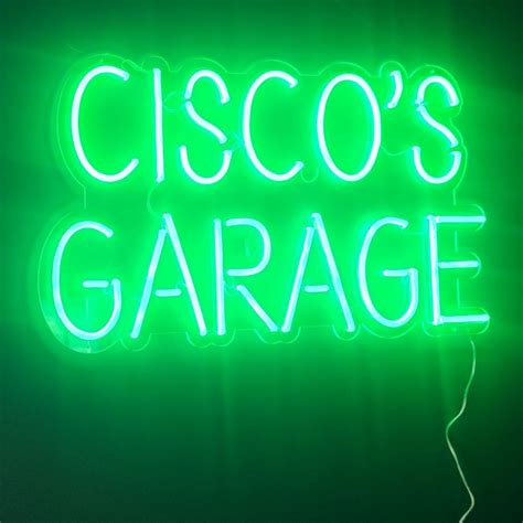 Custom Neon® Garage Signs Personalised Neon Garage Shed & Man Cave Signs