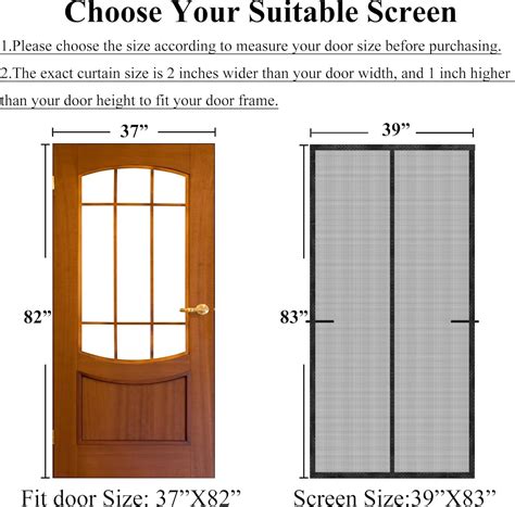 Mpmedo Fiberglass Magnetic Screen Door,Full Strip Magnets India | Ubuy
