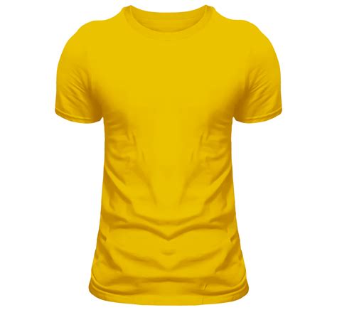 yellow t shirt 21104115 PNG
