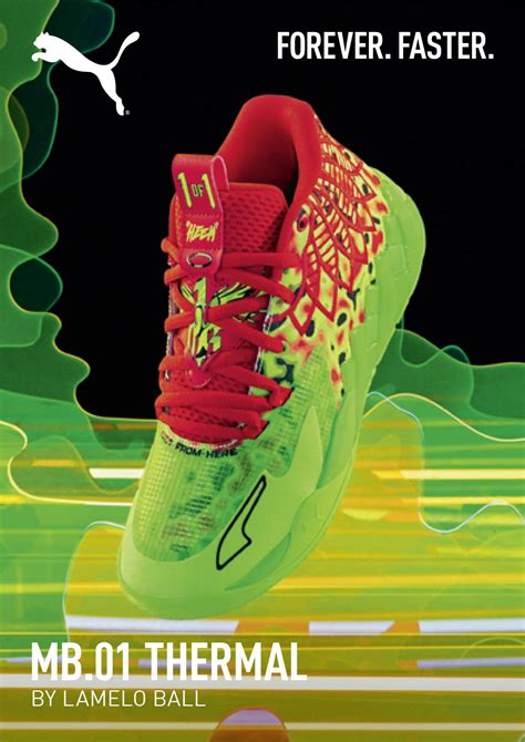 官方新聞 / LaMelo Ball Rare Reserve 限定系列 PUMA MB.01「Thermal 熱浪感應」週六限量開賣 - KENLU.net - Pum X Rare