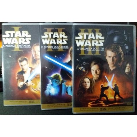 Box DVD Coleção Star Wars 1° TRILOGIA 3 Filmes Leia a descrição JDS ...