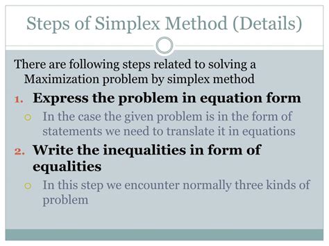 Image result for Simplex Problem Solving Method