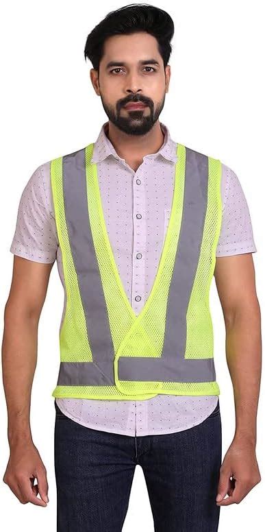 ReflectoSafe Fluorescent Jacket for Safety Reflective for Cycling ...