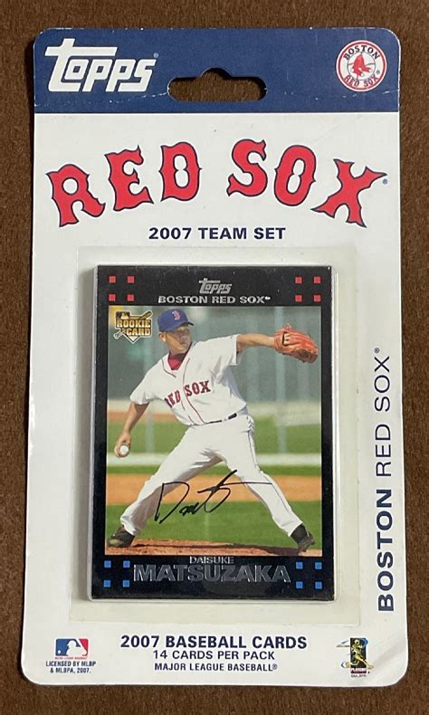 Yahoo!オークション - Topps 2007 RED SOX レッドソックス TEAM SET ...