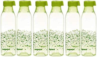 Nayasa Deluxe Pet Water Bottle, 1300ml, Set of 6, Green : Amazon.in ...
