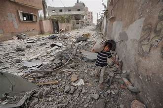 Nuseirat refugee camp destruction