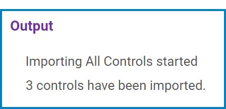 Import Control 的图像结果