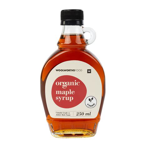 Organic Maple Syrup 250 ml | Woolworths.co.za