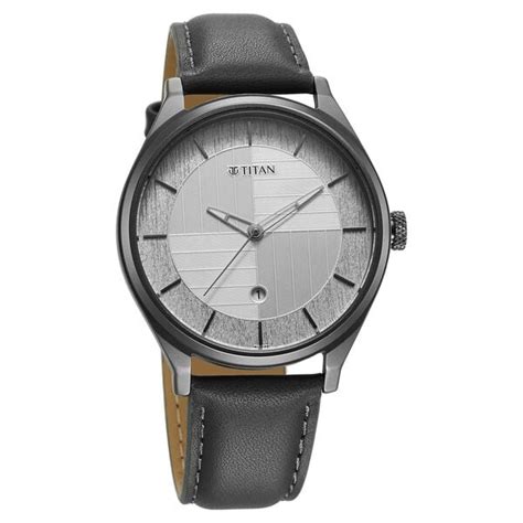Buy Online Titan Neo Economy Quartz Analog with Date Silver Dial Grey ...
