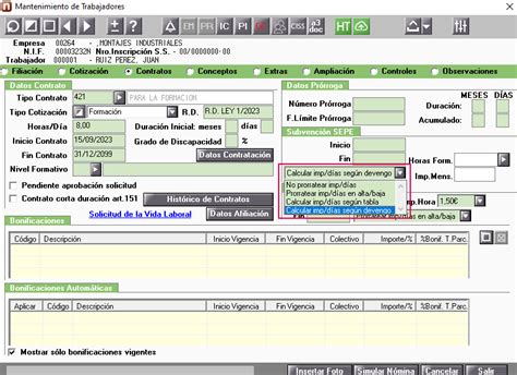 Trabajador con contrato de formación en alternancia, ¿cómo informarlo?