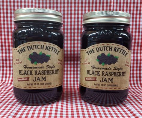 The Dutch Kettle Black Raspberry Seedless Jam 2-19 Oz. Jars - Walmart.com