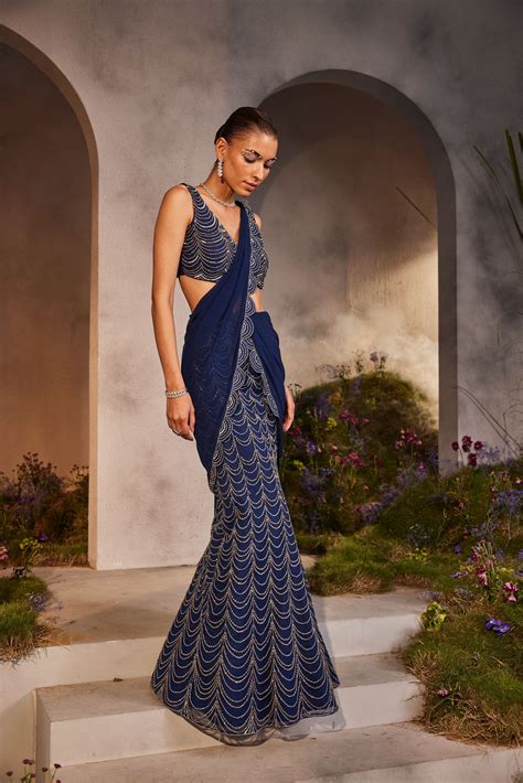 LENA - PRE DRAPED SAREES – Charu and Vasundhara