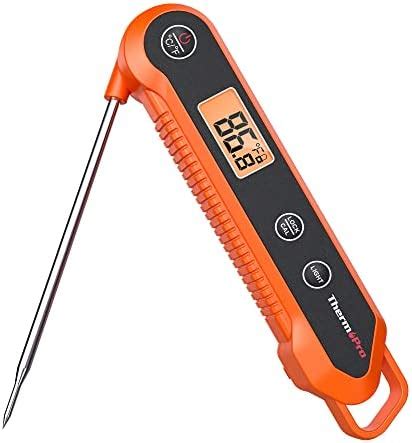 ThermoPro Plastic Digital Instant Read Meat Thermometer For Grilling ...
