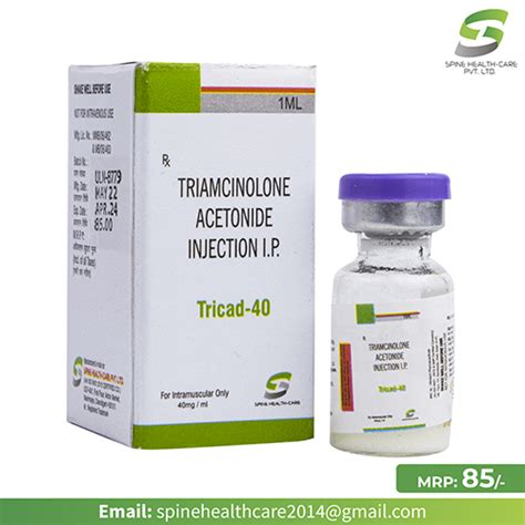 TRICAD-40 INJECTION Spine Health Care Pvt Ltd