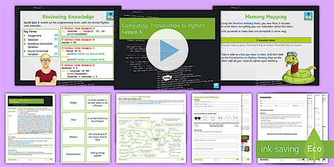 Introduction to Python: Lesson 6