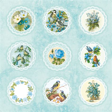 Paper Pack 12In X 12In Aqua Medley,250 gsm 12Sheets – Itsy Bitsy