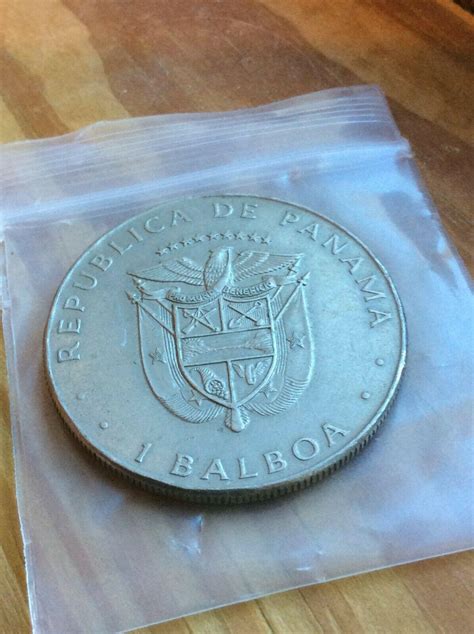 1983 Un Balboa Republica De Panama Coin General Omar Torrijos H ...