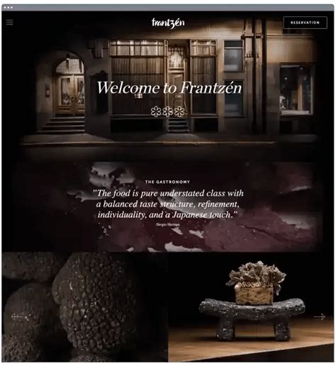 Restaurant Website Design 的图像结果